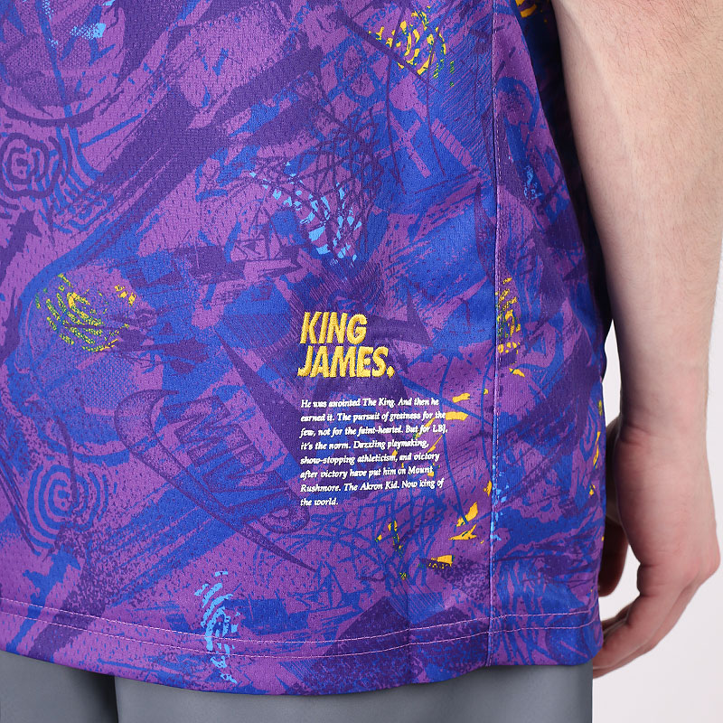 мужская фиолетовая майка Nike NBA Jersey Select Series LeBron James DA6951-504 - цена, описание, фото 6